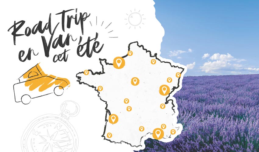 Road Trip en été en van